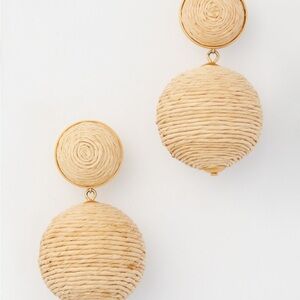 Tuckernuck Raffia Lantern Earrings